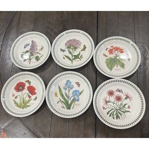 Portmeirion Botanic Garden Set of Six 8 1/2" Salad or Lunch Plates
